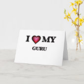 好きなグル カード (黄色い花)