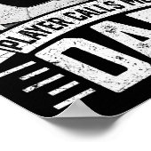 好きなサッカー選手が私をパパと呼ぶ 父の日のプレゼント ポスター (角)