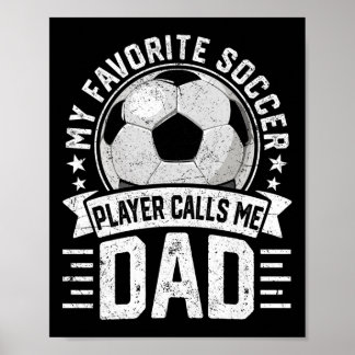 好きなサッカー選手が私をパパと呼ぶ 父の日のプレゼント ポスター