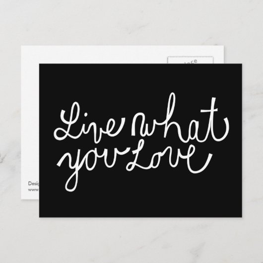 好きなスローガンを生やる気を起こさせるきる ポストカード (正面/裏面)