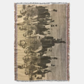 好きなブランケットをパーソナライズする スローブランケット (正面縦)