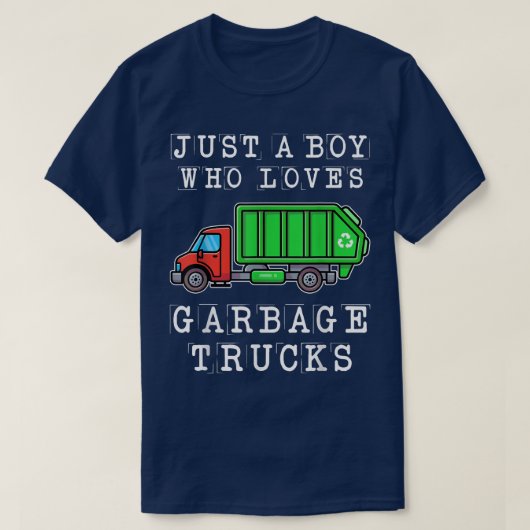 好きな人がトラックを手に入れるのおもしろいは Tシャツ (デザイン正面)