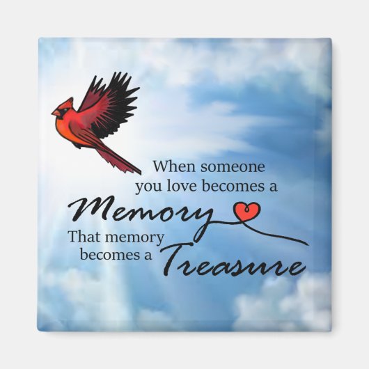 好きな人が好きなら(鳥)ショウジョウコウカンチョウ マグネット (正面)