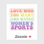 好きな人と女子スポーツTシャツ シール (シート)