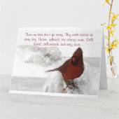 好きな人は大きく遠くにない カード (黄色い花)