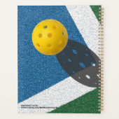 好きな年のモノグラム PICKLEBALL プランナー手帳 (裏面)
