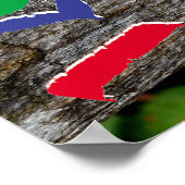 好きな彫刻ハート ポスター (角)