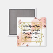 好きな物のパーソナル化可能な磁石 マグネット (正面/裏面)