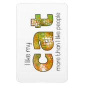 好きな猫の引用文 マグネット (縦)