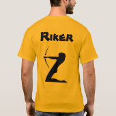 好きな色の馬と射手 Tシャツ (裏面)