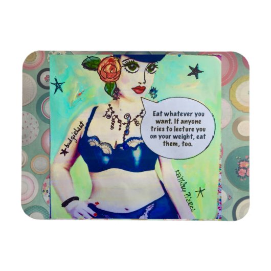 好きな食べ物を磁石で マグネット (横)