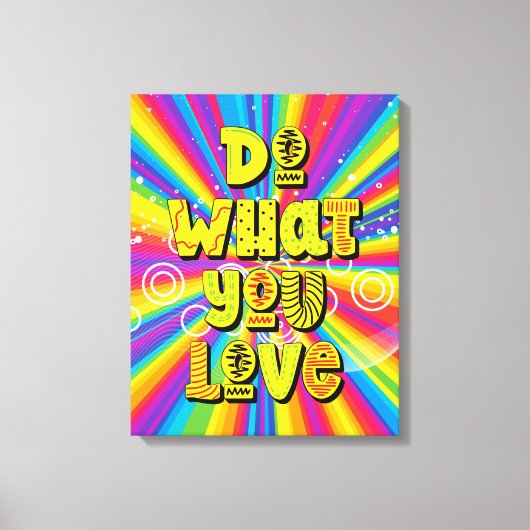 好きにしろ！やる気を起こさせる キャンバスプリント (正面)