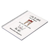 好き好き書にプリンセスのパーソナライズ名 ノートブック (左側)