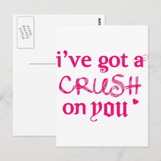 好き得な人：) ポストカード (正面/裏面)