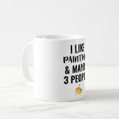 好き絵画で3人も好き コーヒーマグカップ (正面左)