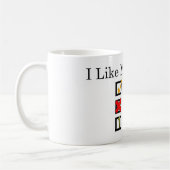 好き…ミルク付きコーヒー&1甘味料コーヒーM コーヒーマグカップ (左)