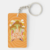 好くなる | グッドビベス&グルーヴィ感じカスタム キーホルダー (裏面)