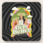 好くなる | グッドビベス&グルーヴィ感じカスタム コースター (正面)