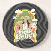 好くなる | グッドビベス&グルーヴィ感じカスタム コースター (正面)