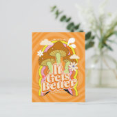 好くなる | グッドビベス&レトログルーヴィ感じ シーズンポストカード (スタンド正面)