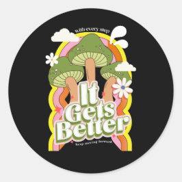 好くなる | グッドビベス&レトログルーヴィ感じ ラウンドシール