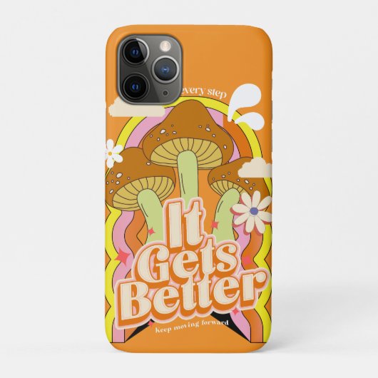 好くなる | グッドビーブ&グルーヴィ感じーレトロC Case-Mate iPhoneケース (裏)