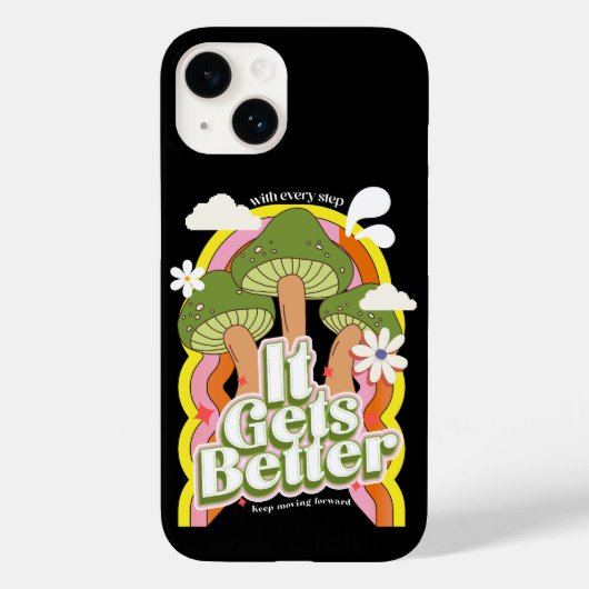好くなる | グッドビーブ&グルーヴィ感じーレトロC Case-Mate iPhoneケース (裏面)