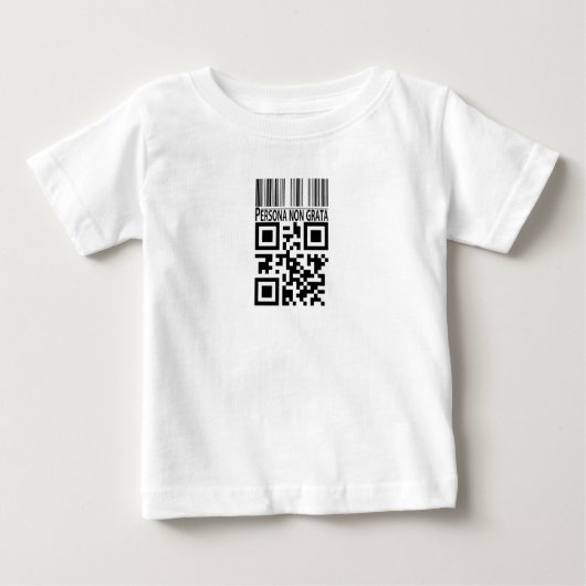 好ましくない人物 ベビーTシャツ (正面)