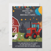 好みに合わせてカスタマイズできるパーティの招待状 招待状 (正面)