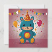 好みに合わせてカスタマイズできるパーティの招待状 案内状 (裏面)