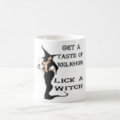 好みの宗教を舐めます魔法使いを得て下さい コーヒーマグカップ (中央)