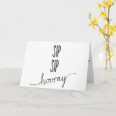 ***好みの飲み物***誕生日ユーモアカード カード (黄色い花)