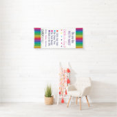 好みますかわいらしいネイルをして下さい-通りの旗を着色して下さい 横断幕 (インサイチュ)