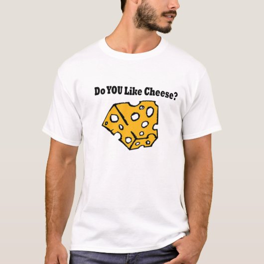好みますチーズをか。 Tシャツ (正面)