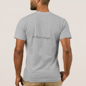 好みます贅沢をか。 Tシャツ (裏面)