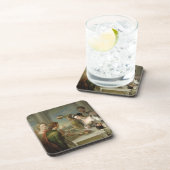 好み、c.1744-47 (キャンバスの油)の感覚(見て下さい コースター (右側)