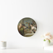 好み、c.1744-47 (キャンバスの油)の感覚(見て下さい ラウンド壁時計 (ホーム)