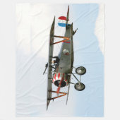 好中球戦闘機 フリースブランケット (正面)