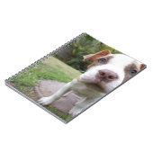 好奇な子犬 ノートブック (左側)