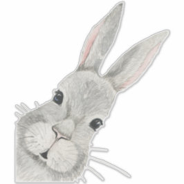 好奇のウサギうさぎ赤ちゃん部屋飾り シール