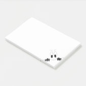 好奇心おもしろいに満ちた目でメモをポストする ポストイット (アングル)