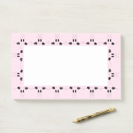 好奇心おもしろいに満ちた目 ポストイット (デスク)