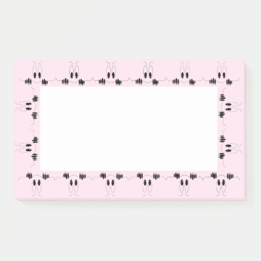 好奇心おもしろいに満ちた目 ポストイット (正面)