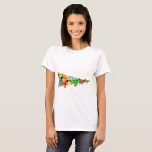 好奇心おもしろいエイリアンTシャツ Tシャツ (正面フル)