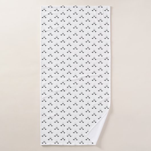 好奇心おもしろい眼付きバスタオル – スマイル バスタオル (バスタオル)