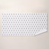 好奇心おもしろい眼付きバスタオル – スマイル バスタオル (バスタオル)