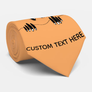 好奇心おもしろい眼 – スマイル – テキスト/カラーの追加 ネクタイ