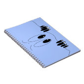 好奇心おもしろい眼 – 漫画スケッチハッピースマイル ノートブック (右側)