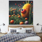 好奇心お洒落の庭 キャンバスプリント (インサイチュ (寝室))