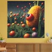 好奇心お洒落の庭 キャンバスプリント (インサイチュ (リビング))